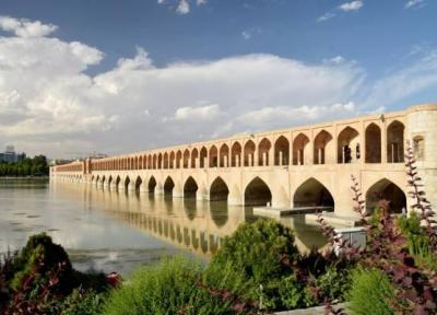 سی و سه پل اصفهان از نمایی که تاحالا ندیده بودید