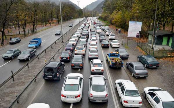 آغاز موج جدید سفرها به استان های شمالی، ترافیک در هراز و آغاز موج جدید سفرها به استان های شمالی، ترافیک در هراز و چالوس